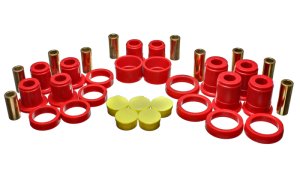 Saab 9-7X Control Arm Bushing Kit - Rear - Energy Suspension - Hyper-Flex Polyurethane - Red - `05-`07